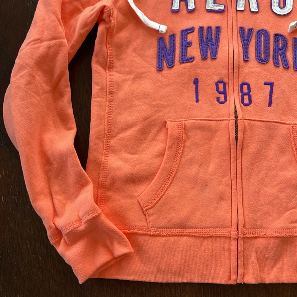 NWT Aeropostale logo zip-up hoodie - Picture 3 of 5